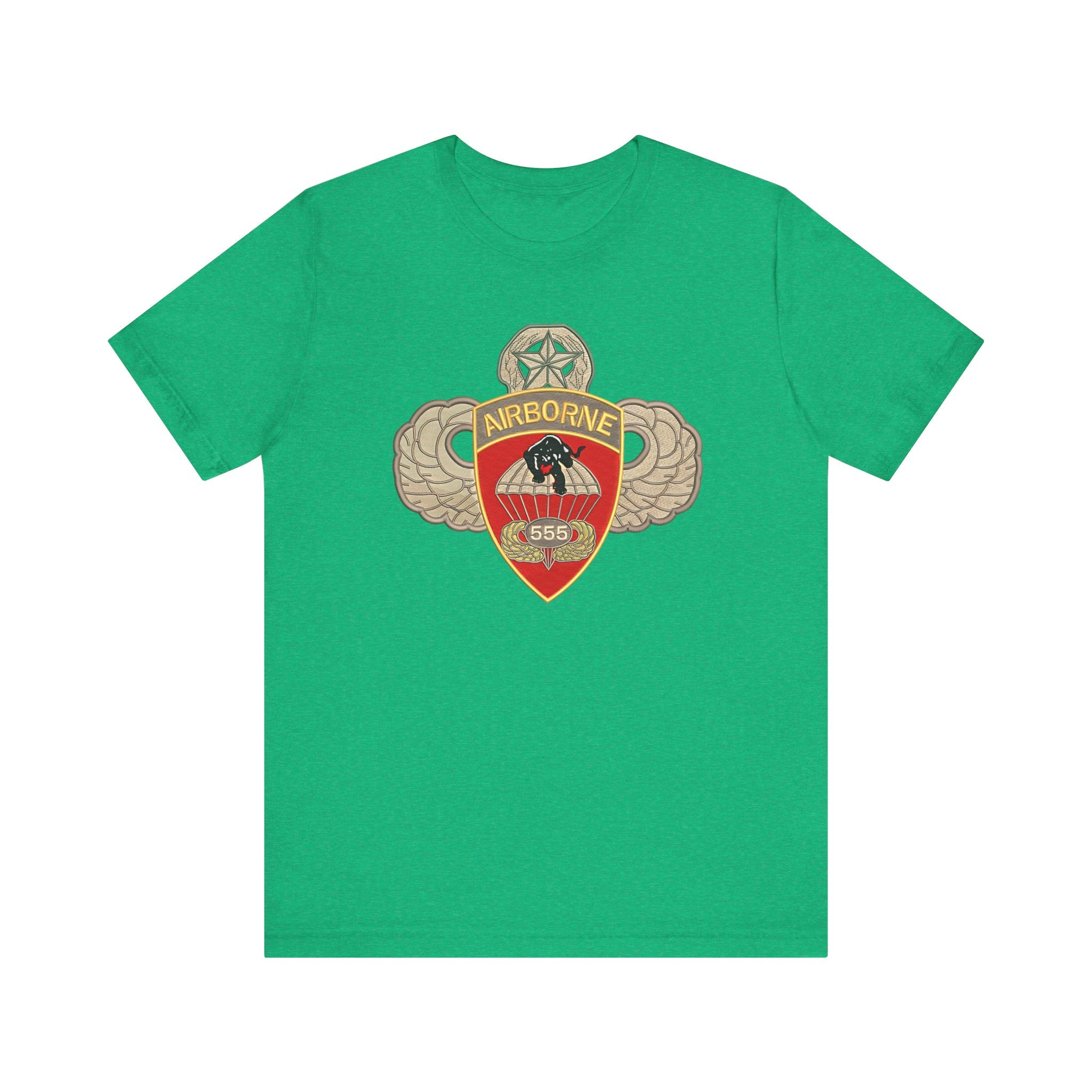 Airborne Spirit Unisex Tee, Military Appreciation Shirt, Casual Wear, Gift for Veterans, Patriotic T-Shirt