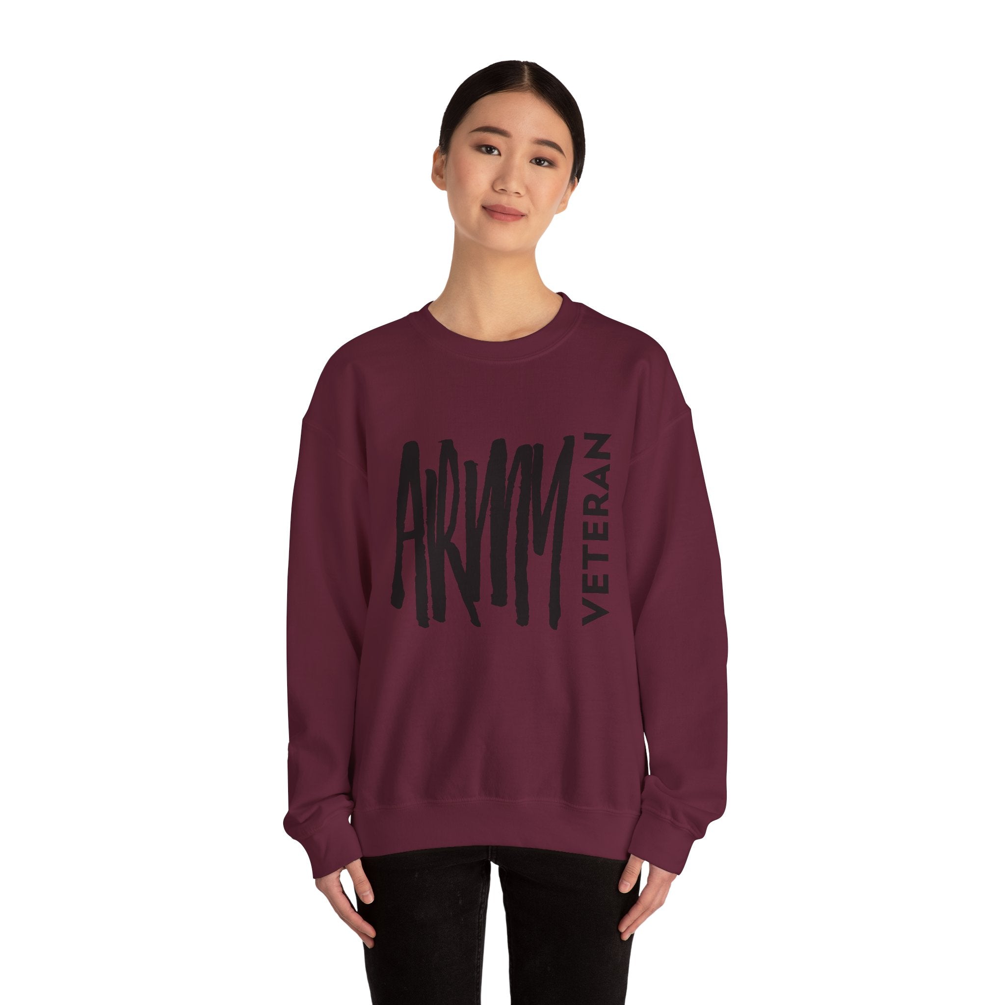 Army Veteran Unisex Heavy Blend™ Crewneck Sweatshirt
