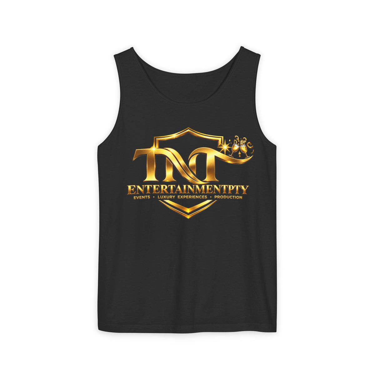 Entertainmentity Gold Logo Tank Top