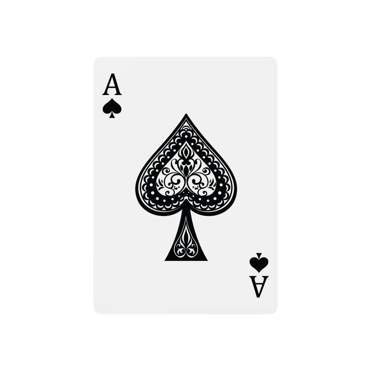 TNT Pty Poker Playing Cards — Custom Gold Logo Casino Deck (Ace of Spades Design)