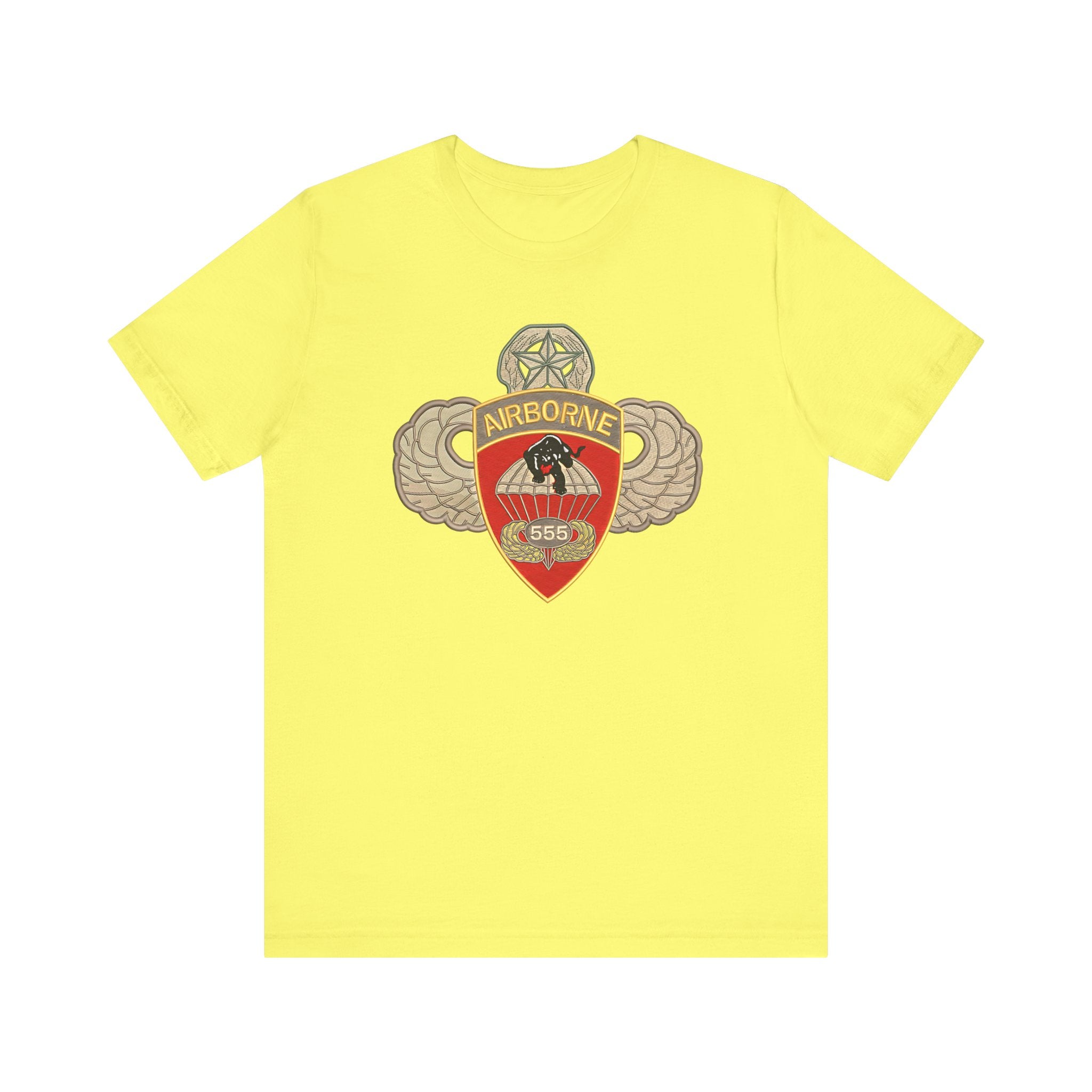 Airborne Spirit Unisex Tee, Military Appreciation Shirt, Casual Wear, Gift for Veterans, Patriotic T-Shirt
