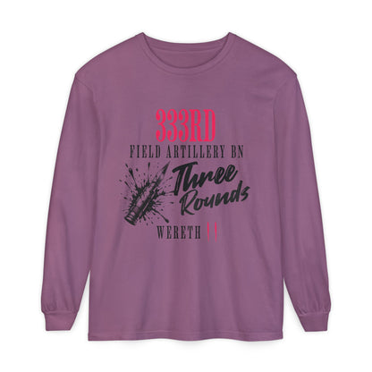 Military-Themed Long Sleeve Shirt, Unisex Garment Dyed Tee, Custom Artillery Shirt, Gift for Veterans, Unique Military Apparel, [...]
