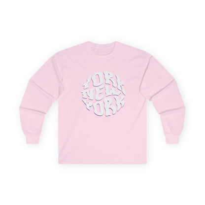 New York Long Sleeve Tee | Casual Summer Top, Gift for Beach Lovers, Vacation Souvenir, Unisex Tee, Summer Wear