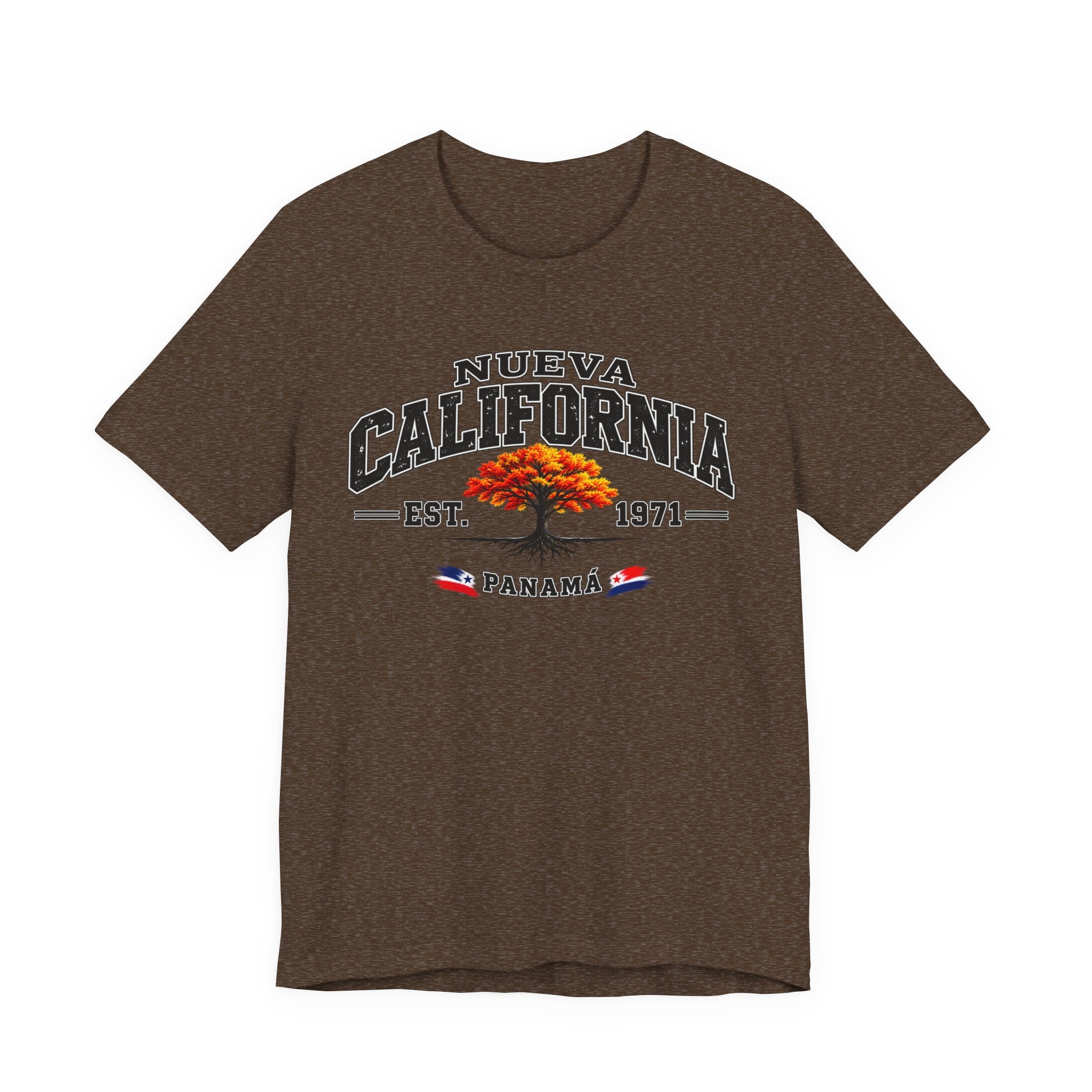 Nueva California Panama Tee – Retro 'Est. 1971' Vintage Tree T-Shirt