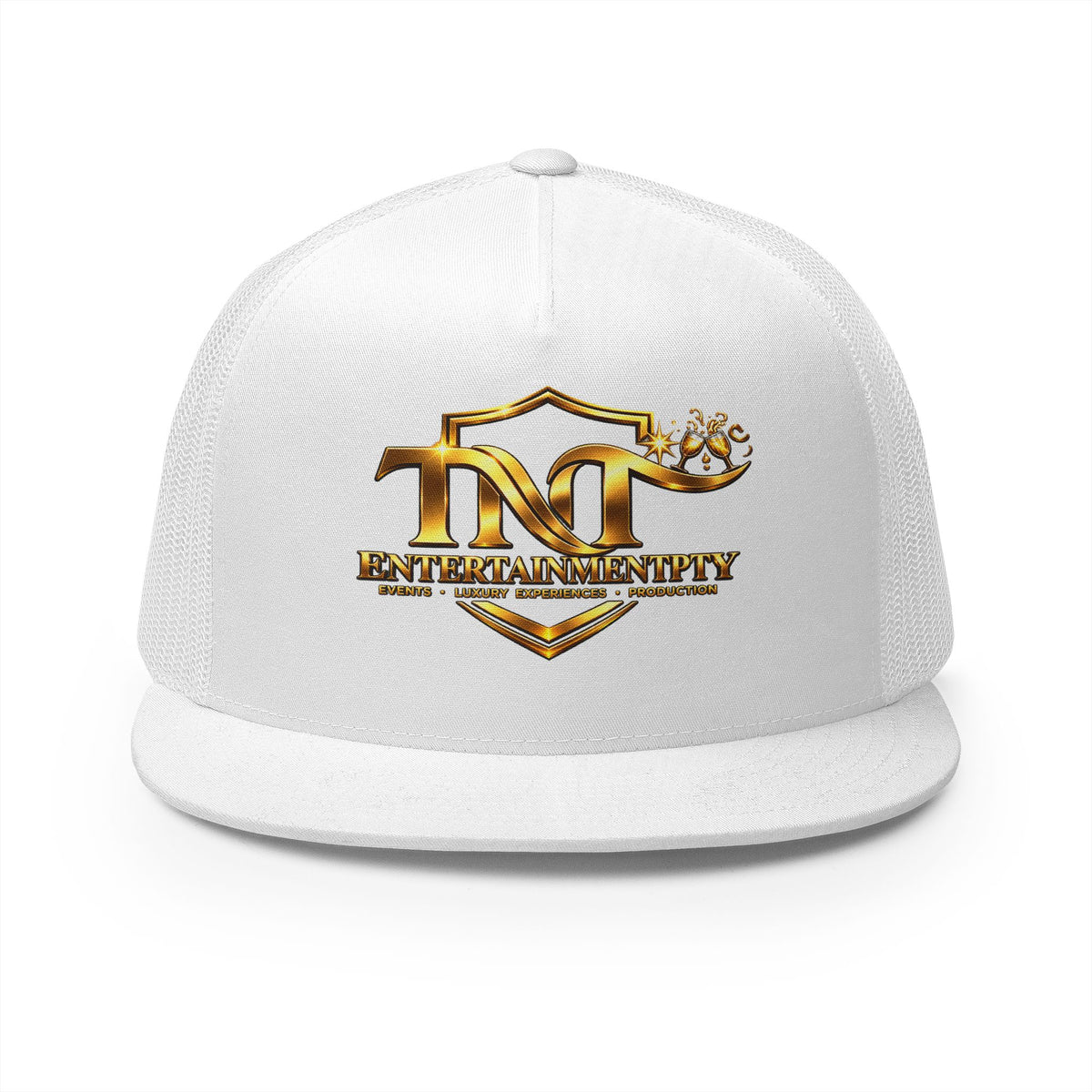 Trucker Cap — Gold Shield Entertainment Logo Snapback