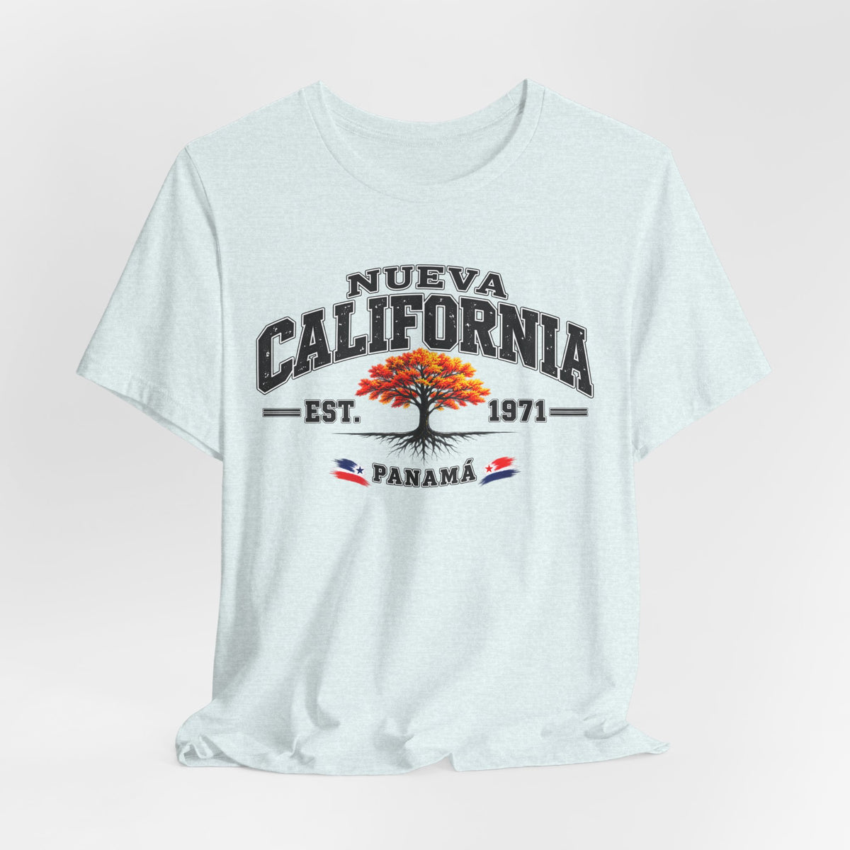 Nueva California Panama Tee – Retro 'Est. 1971' Vintage Tree T-Shirt