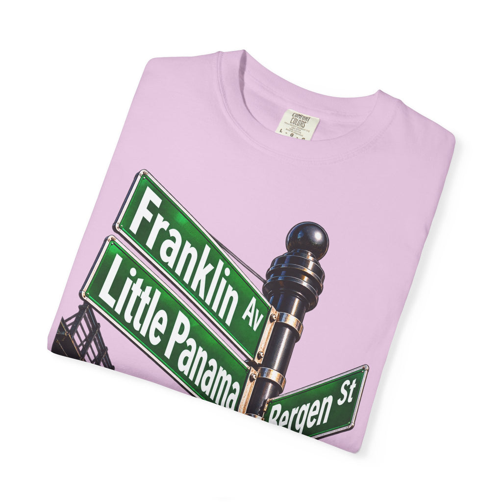 Brooklyn Street Sign T-Shirt — Franklin Ave & Bergen St Little Panama Graphic Tee