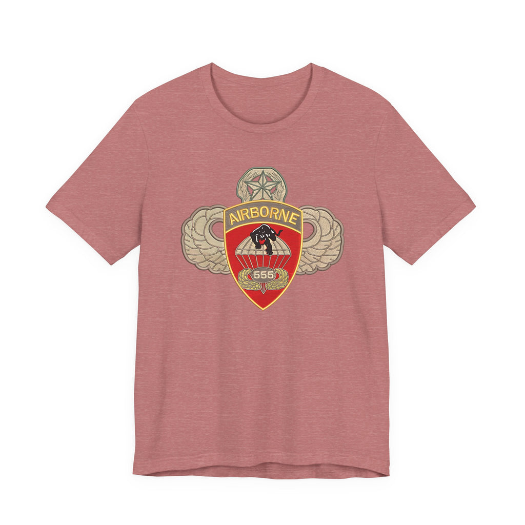 Airborne Spirit Unisex Tee, Military Appreciation Shirt, Casual Wear, Gift for Veterans, Patriotic T-Shirt