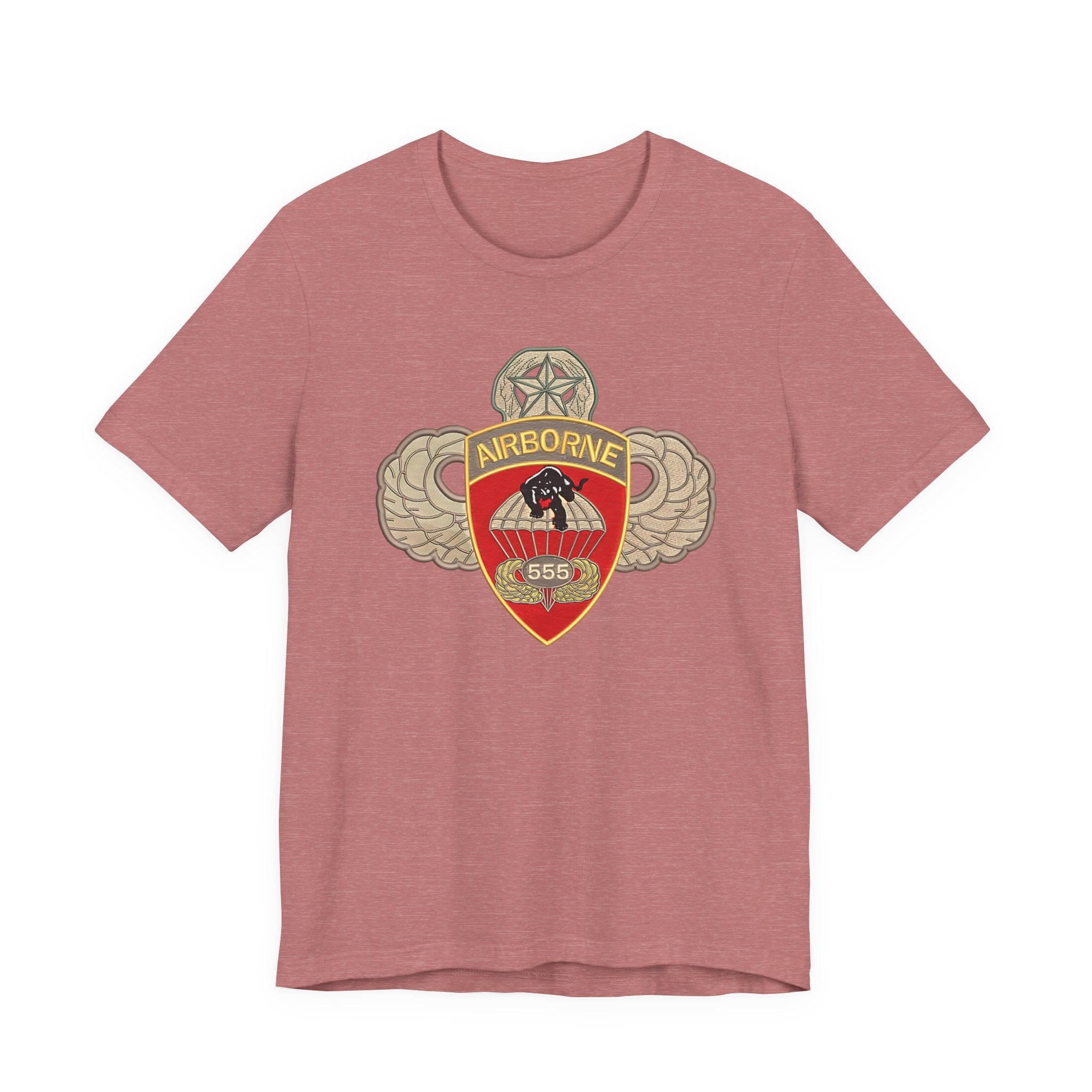 Airborne Spirit Unisex Tee, Military Appreciation Shirt, Casual Wear, Gift for Veterans, Patriotic T-Shirt