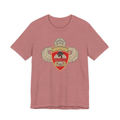 Airborne Spirit Unisex Tee, Military Appreciation Shirt, Casual Wear, Gift for Veterans, Patriotic T-Shirt