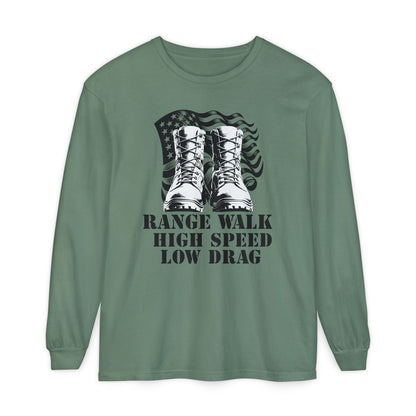 Unisex Garment-dyed Long Sleeve T-Shirt