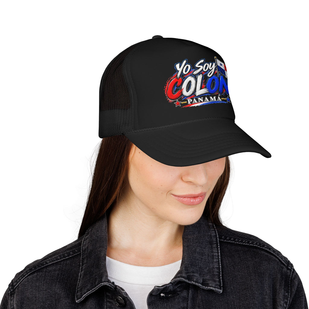 Yo Soy Colón Panama Foam Trucker Hat — Panamanian Pride Mesh Cap