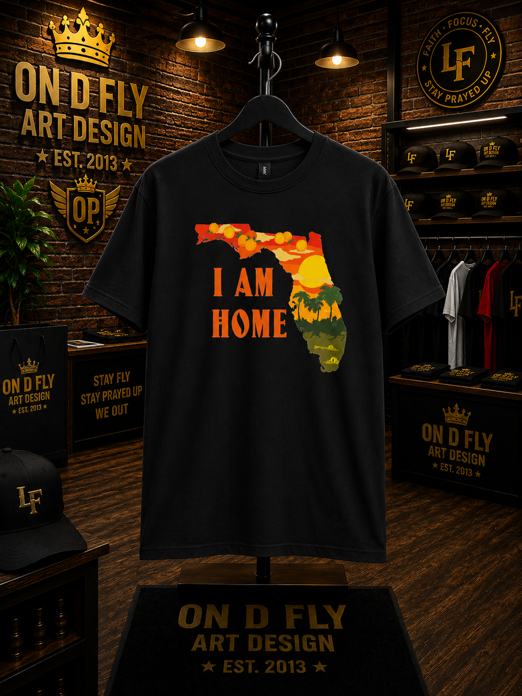 Short Sleeve FL I am Home Tee