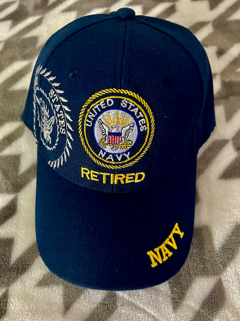 US Navy Retired Military Cap