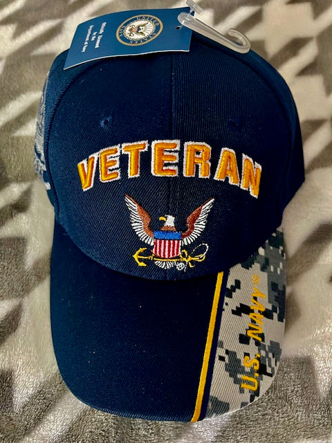 US Navy Veteran Military Cap