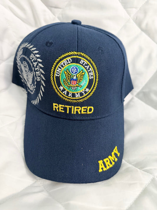 US Army Retired (Blue)