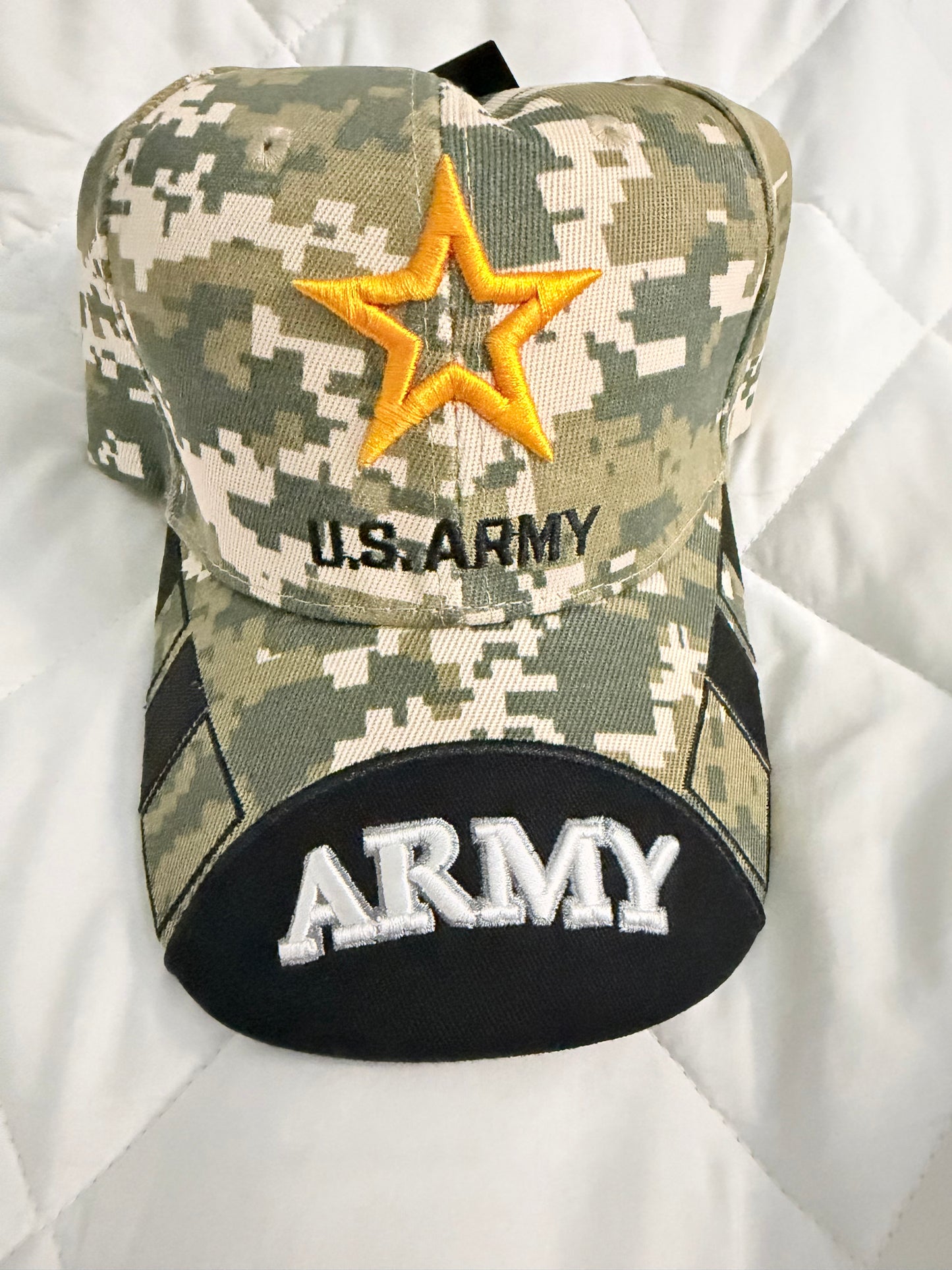 US Army Gold Star Camo Cap