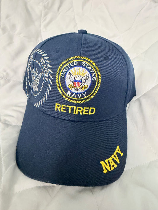 Navy Retired Cap Blue