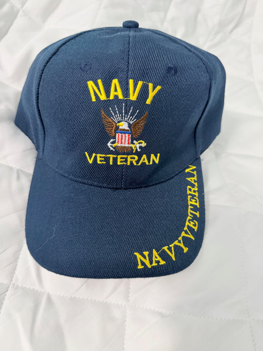 Navy Blue Veteran Cap