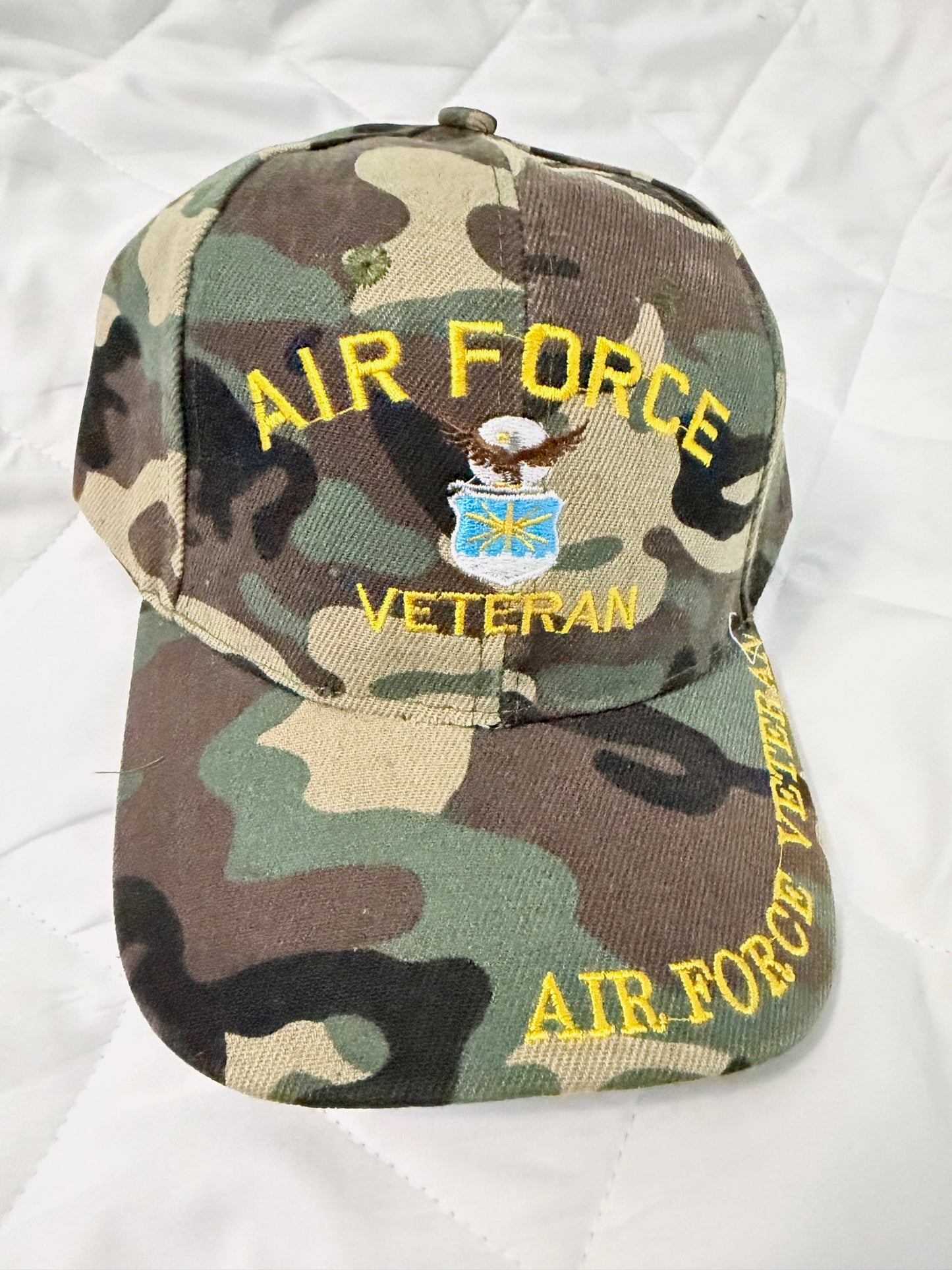 Air Force Camo Veteran Cap