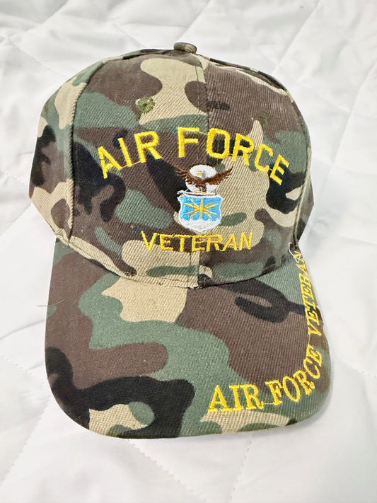 Air Force Camo Veteran Cap
