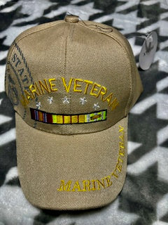 Marines Veteran (Blue, Red, White, Camo, Khaki)