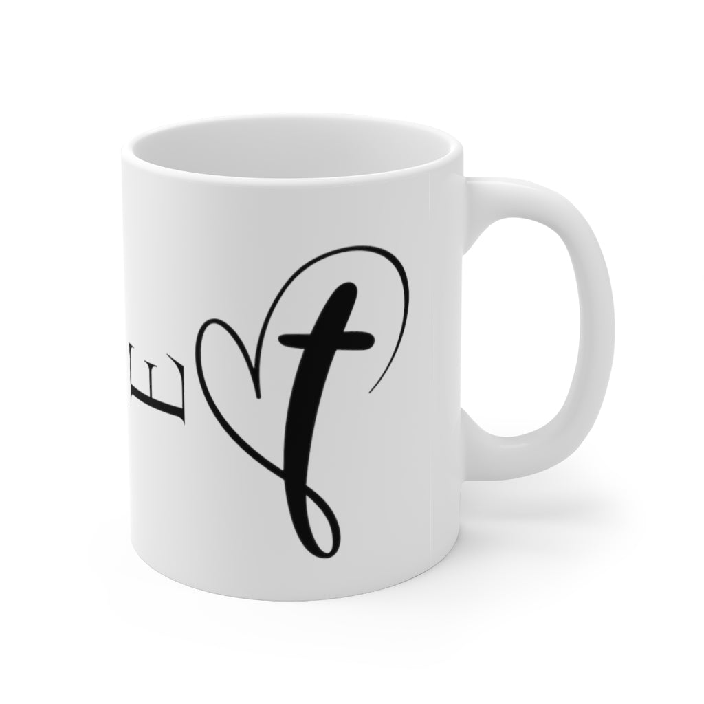 Ondflyartdesign LOVE Ceramic Mug 11oz