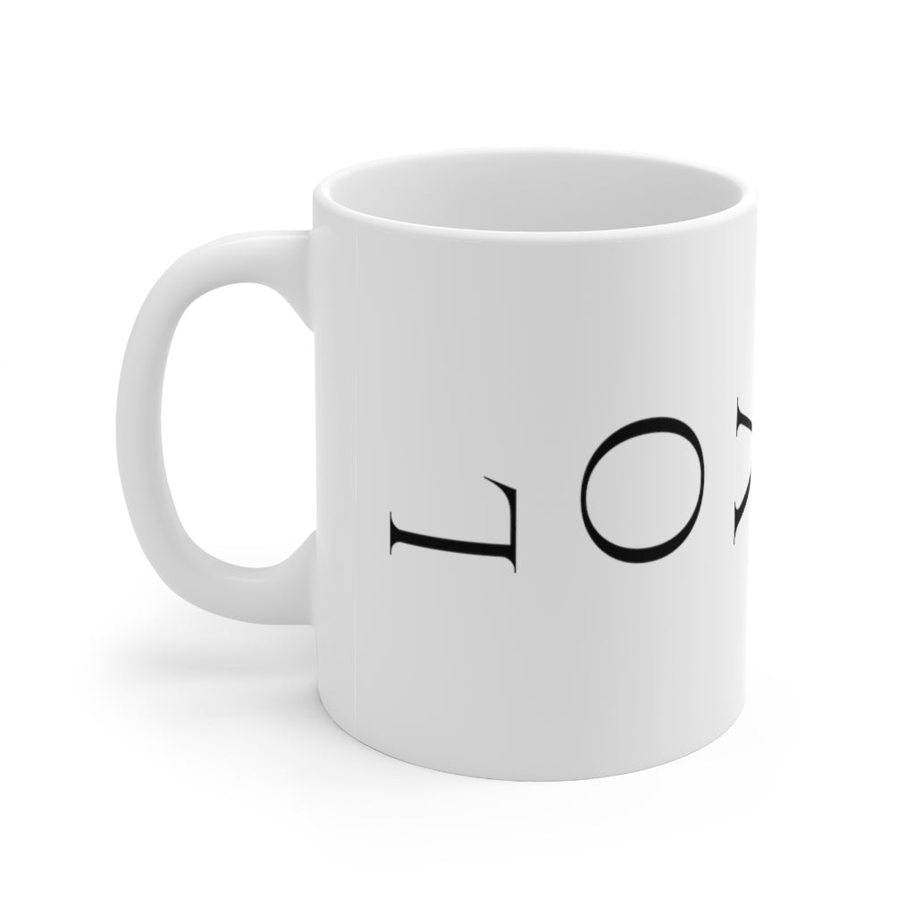 Ondflyartdesign LOVE Ceramic Mug 11oz